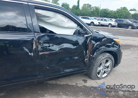 2015 Toyota Highlander Limited V6 из США, поврежденный, VIN 5TDDKRFH3FS081529